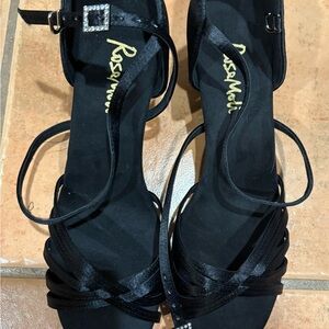 RoseMoli Black Women's Latin Dance Shoe